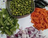 A picture of step 1 of Soya Pulao.