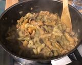 Une image de l'étape 13 de Ciocches multicolores en gratin aux champignons et fromage de chèvre.