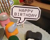 A picture of step 10 of Vickys 'Among Us' Cake Decoration Idea.