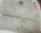 A picture of step 7 of Akki dum aloo roll.