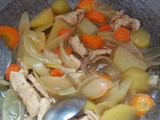 Nikujaga ayam ala surabayan