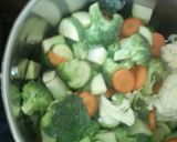 Foto del paso 1 de la receta: Ensalada de vegetales al vapor