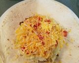 A picture of step 10 of Taco Wrap Supreme (crunchy).