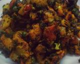 Gobhi matar recipe step 4 photo