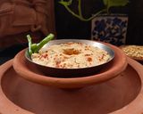 A picture of step 4 of Jowar khichu (Sorghum flour Khichu).