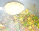 A picture of step 7 of Veg pulao.