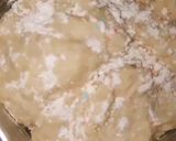 Foto langkah ke 3 dari resep Roti Tawar Oat (eggless).