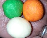 A picture of step 5 of Tricolour Peda.