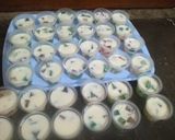 Foto langkah ke 3 dari resep Puding Susu Mozaik.