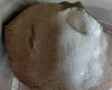 A picture of step 1 of Pearl millet flour garlic - cheesy rotla.
