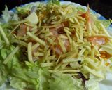 Foto del paso 14 de la receta: Fideos tricolor en ensalada con texturas y sabores varios