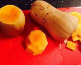 Foto del paso 1 de la receta: Risotto con calabaza y salchicha