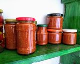 Arrabbiata paradicsomszósz télire recept fázis 6 fotója