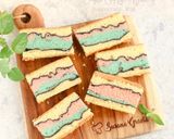 Foto langkah ke 9 dari resep Topo Map Love Cake or Cake Alunan Kasih.