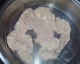 A picture of step 5 of Sugar coat khaja.