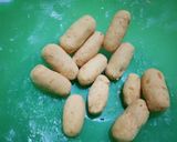 Foto langkah ke 2 dari resep Kroket ubi isi cokelat meises.