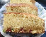 A picture of step 5 of Tutti Fruity Pineapple Slice Cake.
