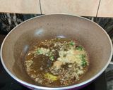 A picture of step 4 of Green moong toor dal tadka.