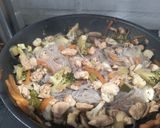 Foto del paso 6 de la receta: Chapsui de verduras con fideos