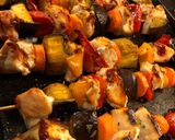 Foto del paso 5 de la receta: Brochets de pollo y verduras