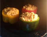 A picture of step 6 of Cheesy Keema Stuffed Capsicum.