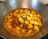 A picture of step 8 of White Pumpkin Curry.