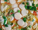 Foto langkah ke 6 dari resep Sawi Putih Kuah Pedas.