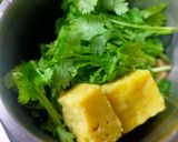 A picture of step 1 of Chutney for Khaman.