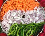 A picture of step 4 of INDEPENDENCE DAY SPECIAL TRICOLOR VEGETABLES 🇮🇳TIRANGA.