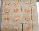 A picture of step 5 of Fresh coconut burfi.