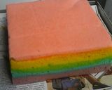 Foto langkah ke 8 dari resep Rainbow cake.