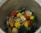 A picture of step 2 of Pappu Biyyam/Lentils Rice.