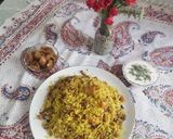 عکس مرحله 12 از دستور کلم پلو مخصوص بدون گوشت