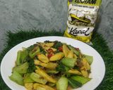 Foto langkah ke 4 dari resep Tumis Jagung Putren dan Pakcoy.