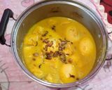 Foto langkah ke 7 dari resep Opor Telur dan Tahu.