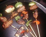 Foto del paso 8 de la receta: Brochetas de res 👨‍🍳🔥