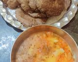 कुट्टू के आटे की पूरी और आलू की सब्जी (Kuttu ke aate ki puri aur aloo ki sabzi recipe in hindi) रेसिपी चरण 5 फोटो