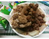 รูปขั้นตอนการทำที่ 10 ของ 🍞ปังเย็นไมโลภูเขาไฟ​🍫