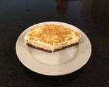 A picture of step 7 of French Vanilla Coffee Cream Torte With Coffee Crunch Topping.