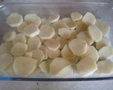 Foto del paso 4 de la receta: Lasagna de papas, brócoli, coliflor, jamón y queso a la crema
