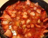 A picture of step 3 of Sweet Tangy Strawberry and Nut Crumble Bar.