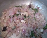 A picture of step 2 of BIRANJI RICE (exclusively made with onions).