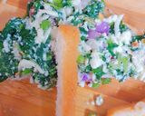 A picture of step 5 of Spinach Paneer Christmas Tree (15-Minute Air Fryer Starter).