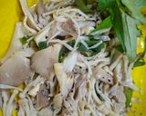Hình bước làm 2 của món Nấm bào ngư trộn muối tiêu