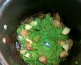 A picture of step 3 of Hari Matar ki Daal.