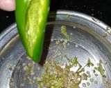 A picture of step 3 of Stuffed Masala Fried Chillies.