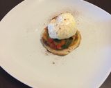 A picture of step 5 of Poached Eggs with Pisto.