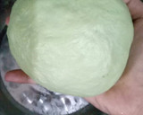 Foto langkah ke 1 dari resep Roti Sobek Pandan Tanpa Ulen / Autolisis.