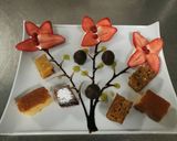Foto del paso 1 de la receta: Brocheta de chocolate y fruta con higos