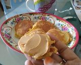A picture of step 5 of Keto Pancakes.
